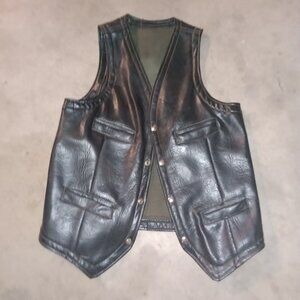 Harley Davidson leather vest